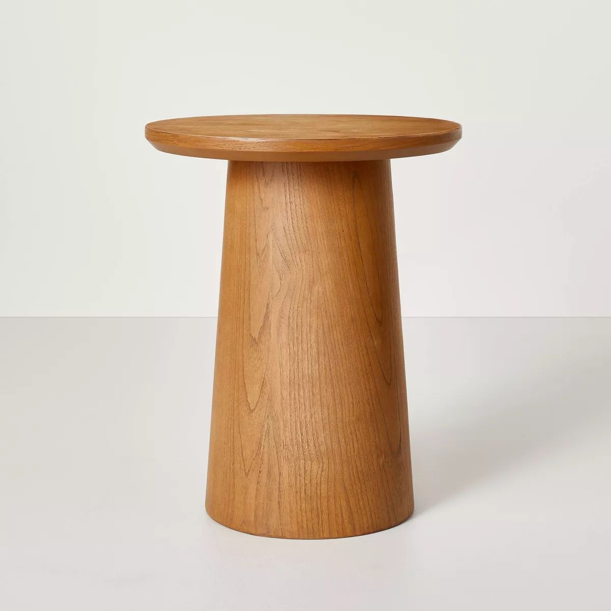 Wooden Round Pedestal Accent Side Table - Hearth & Hand™ with Magnolia | Target