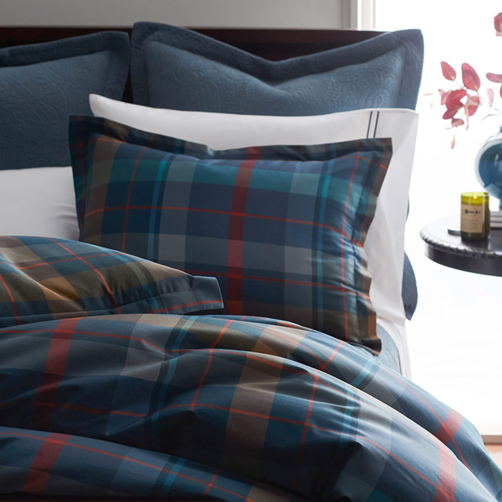 Legends Luxury™ Tartan Plaid Sateen Pillowcases | The Company Store