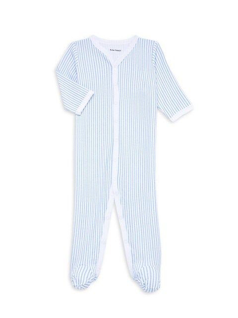 Baby Boy's Striped Cotton Footie | Saks Fifth Avenue