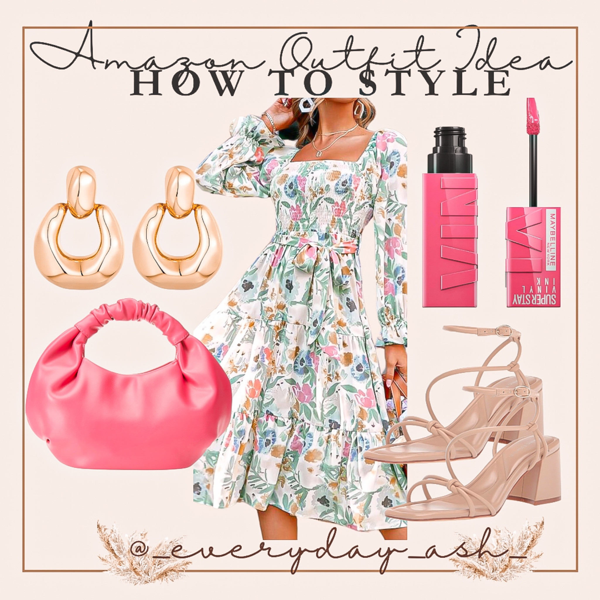 Spring is in the air 🌸🌷

This dress is so adorable! Great for beach vacation, Easter, spring family photos and so much more 💗

Amazon outfit, style guide, gold earrings, pink purse, pink lipstick, nude heels, gifts for her, spring outfit, spring fashion, floral dress, smocked dress, Amazon dress, women’s dress, pink dress

#LTKfindsunder100 #LTKSpringSale #LTKstyletip