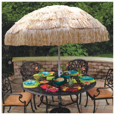 Summer Luau Tiki Umbrella Amscan | Wayfair North America