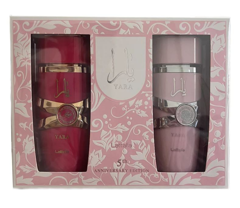 Lattafa Ladies Yara 2pcs EDP Gift Set Fragrances 6290362346128 | Jomashop.com & JomaDeals.com