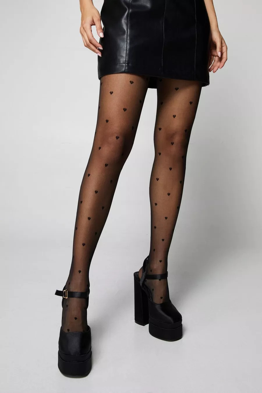 Heart Sheer Tights | Nasty Gal UK (+IE)