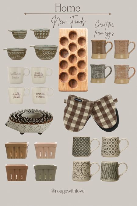 Walmart home
Found on Walmart
Creative co-op
Measuring cups
Ceramic mugs
Coffee mugs
Egg dish
Egg tray
Berry bowl
Pot holder


#LTKfindsunder50 #LTKsalealert #LTKhome
