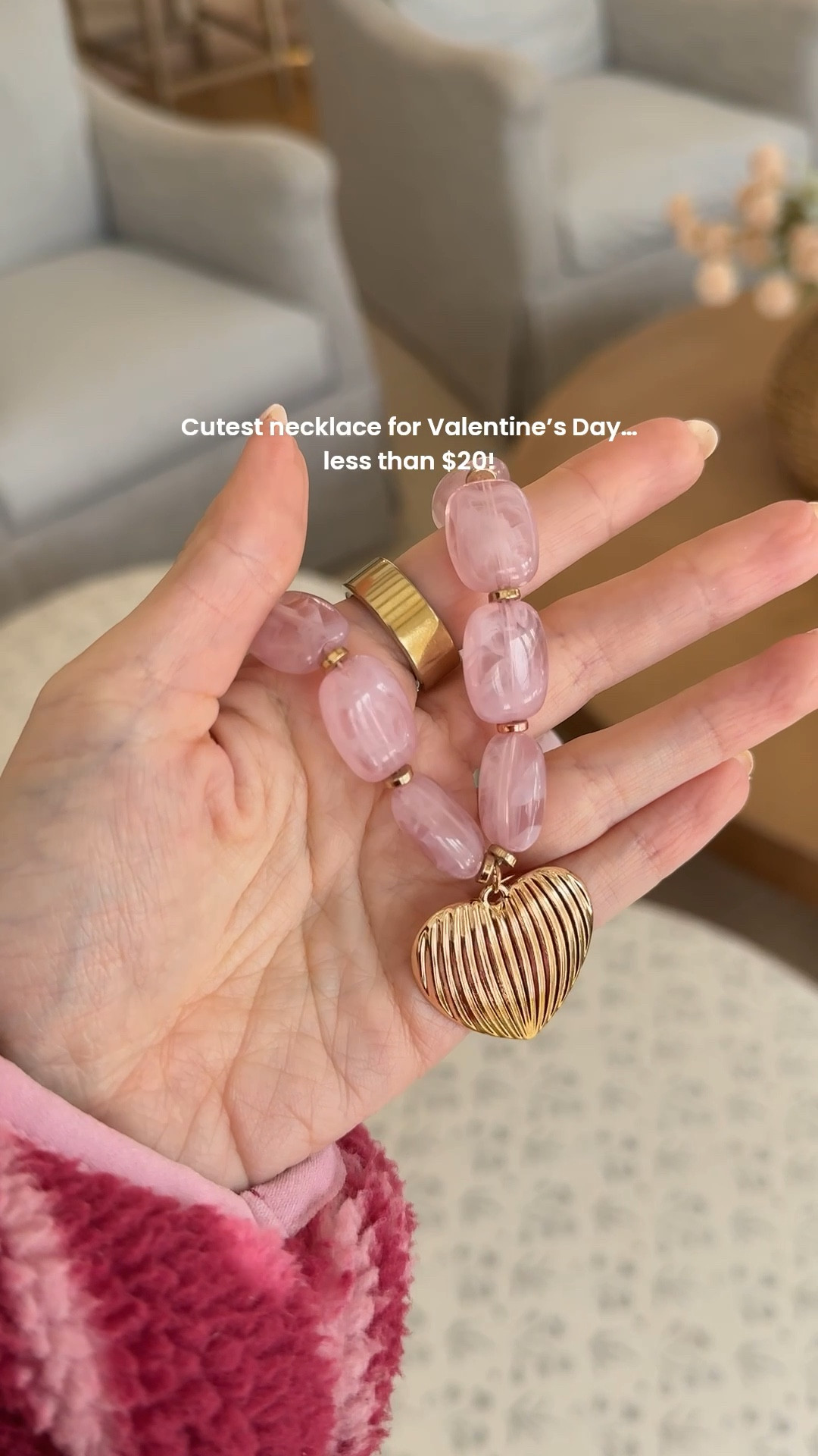 Cutest necklace for Valentine’s Day… reminds me of a designer one but it’s less than $20! 🩷

#LTKSeasonal #LTKValentine