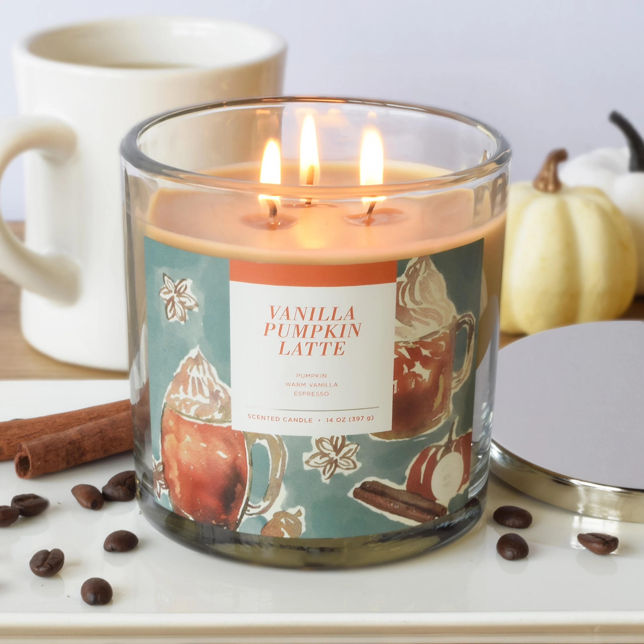 Sonoma Goods For Life® Vanilla Pumpkin Latte 14-oz. Candle Jar | Kohl's