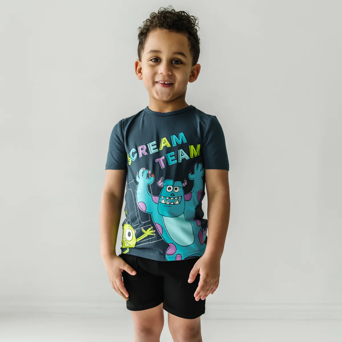 Disney & Pixar Monster's, Inc. Short Sleeve Graphic Tee | Little Sleepies