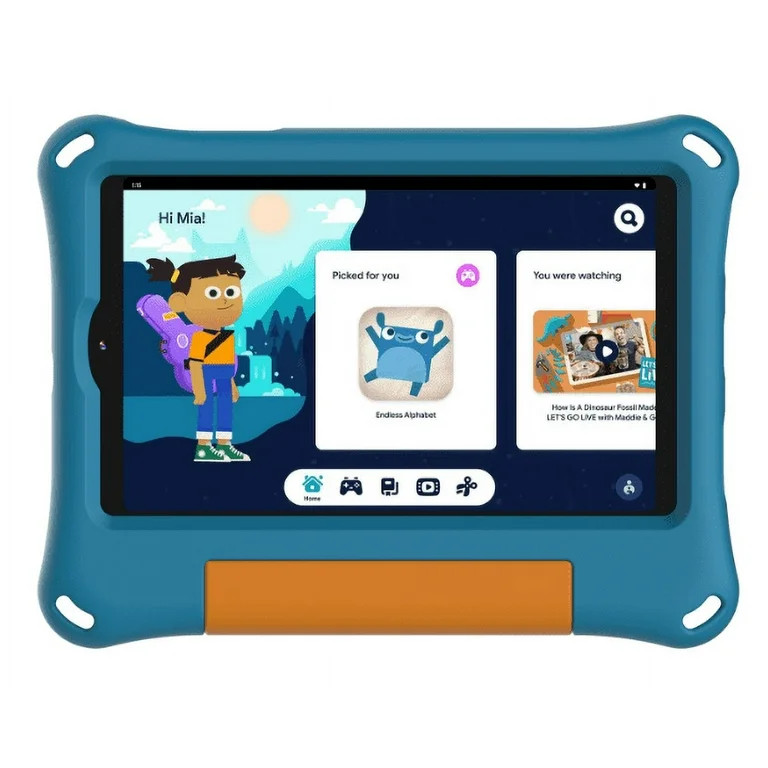 onn 8" Kids Tablet, 32GB (2024 Model) - Aqua | Walmart (US)