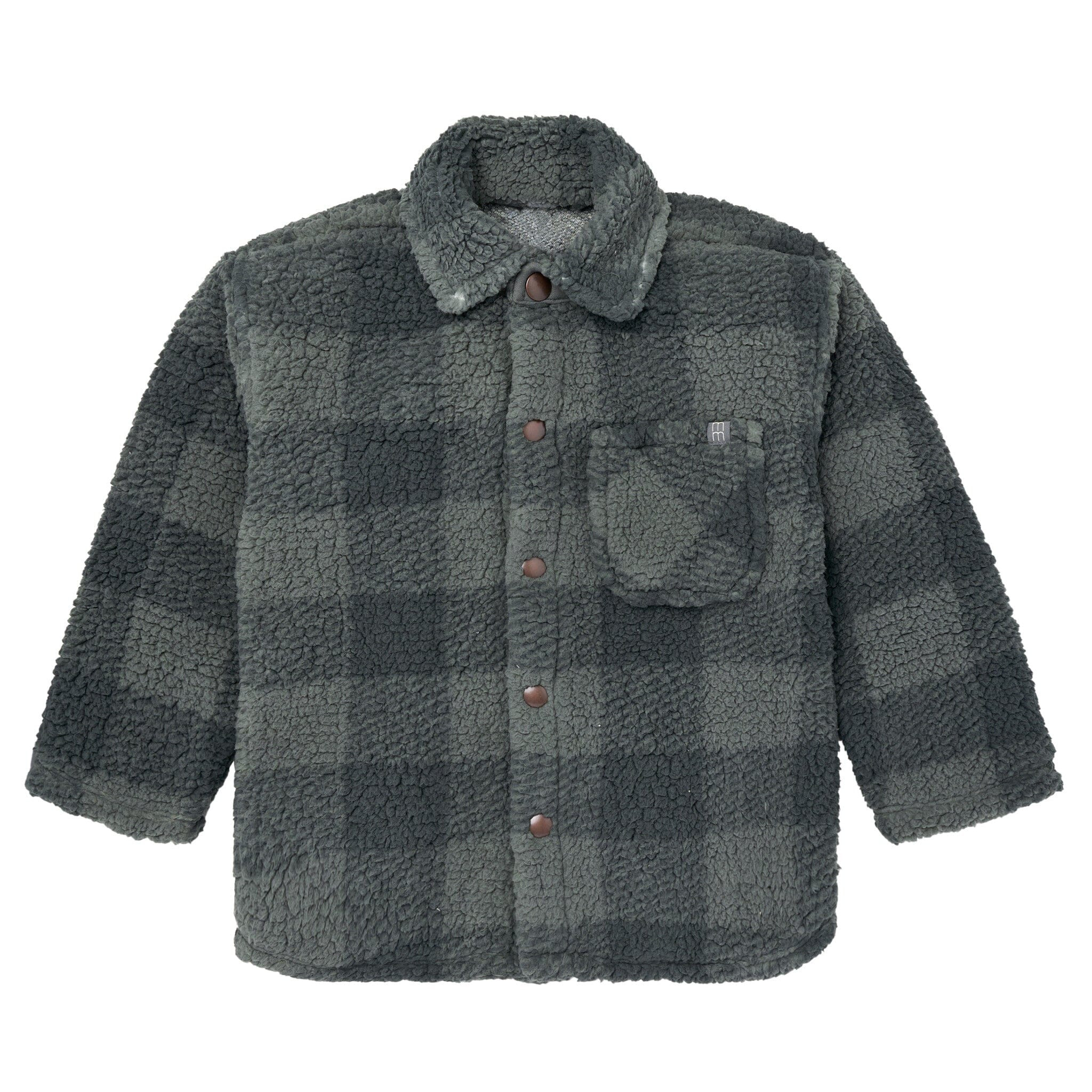 Boys Green Plaid Sherpa Jacket | Gerber Childrenswear