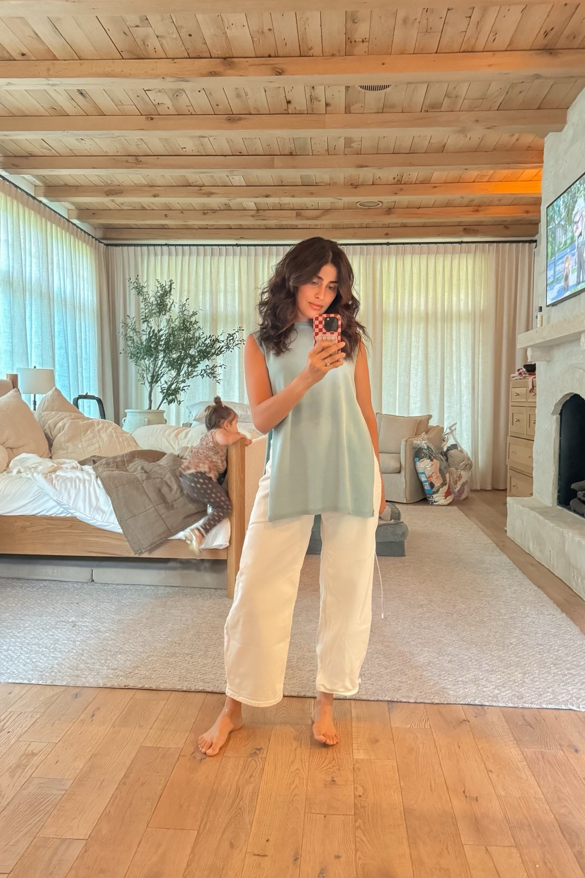 Outfit details✨
Barrel jeans are Everlane 
Top is from Amazon 
Checkered Phone case is from Burga 🏁

#jeans #amazonfinds #tech #casualfit

#LTKWorkwear #LTKSeasonal #LTKStyleTip