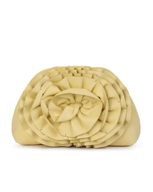 Rafe New York Aya Frame Clutch in Yellow at Nordstrom, Size Small | Nordstrom