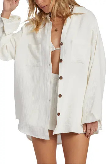 Swell Gauze Button-Up Shirt | Nordstrom