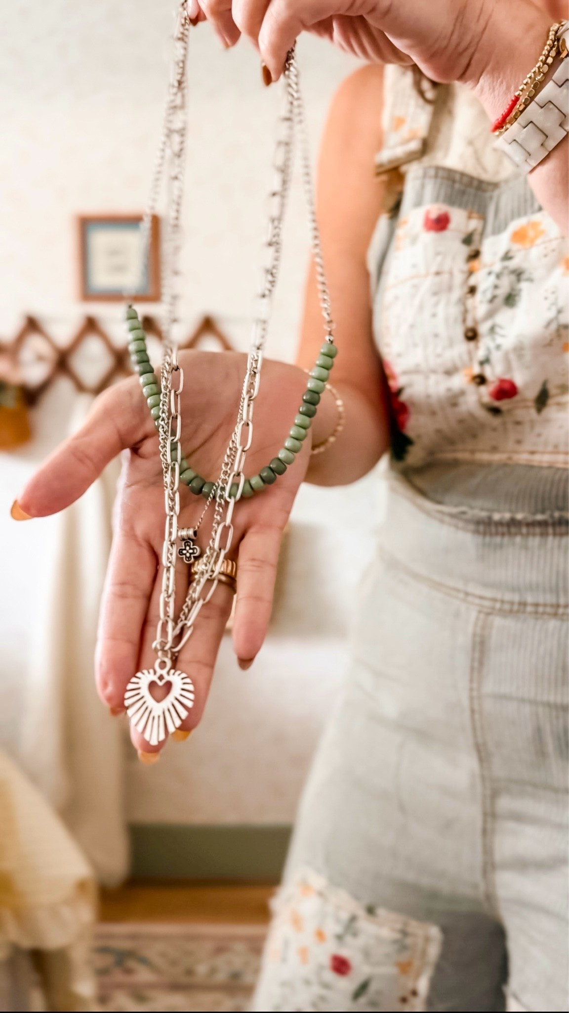 Love this Viktoria necklace!—it’s the easiest way to finish a boho outfit ✨ A chunky layered statement necklace that adds texture, personality and that effortless free-spirited look to dresses, knits + everyday fall outfits. 🤎🍂

🤍code LOLLYJANEBLOG saves 20%

#LTKootd #LTKOver40 #LTKgrwm