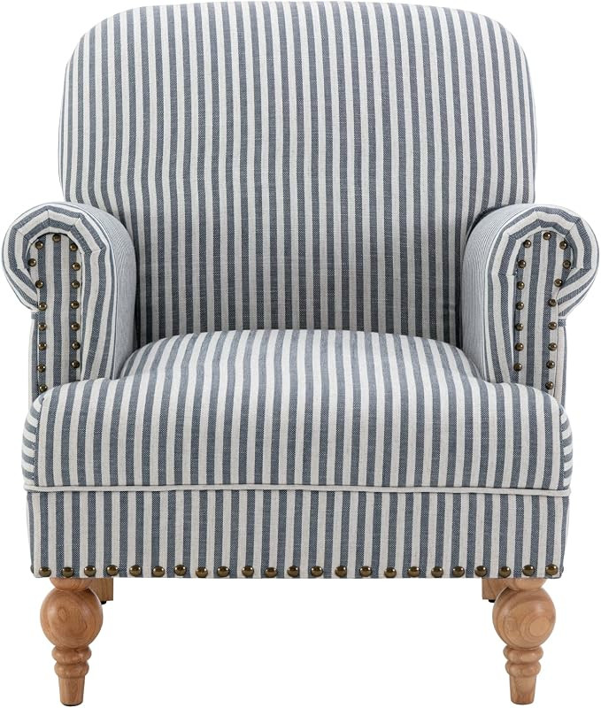 chairus Linen Accent Chair for Living Room Upholstered Mid Century Modern Single Sofa Chair with ... | Amazon (US)