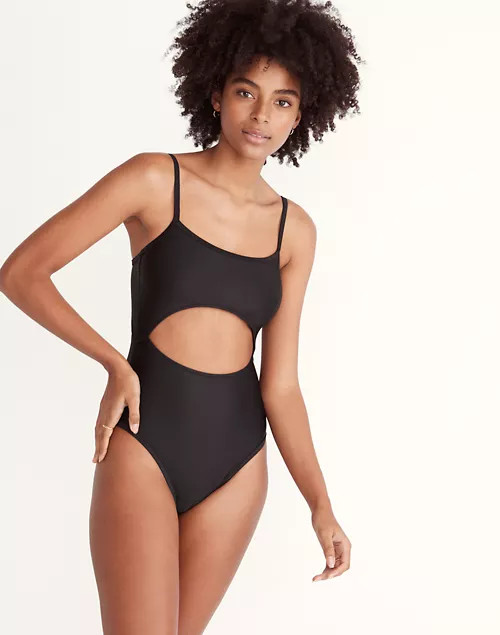 Madewell Second Wave Cutout One-Piece Swimsuit | Madewell