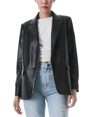 Denny Faux Leather Blazer | Bloomingdale's (US)