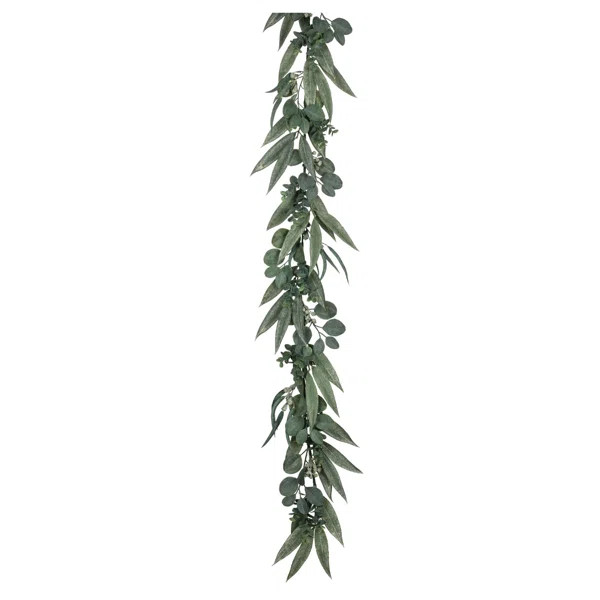 California Eucalyptus 72'' in. Faux Eucalyptus Garland | Wayfair North America