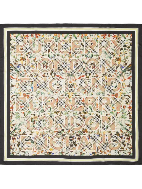 Schal mit Montage-Print | Farfetch (DE)