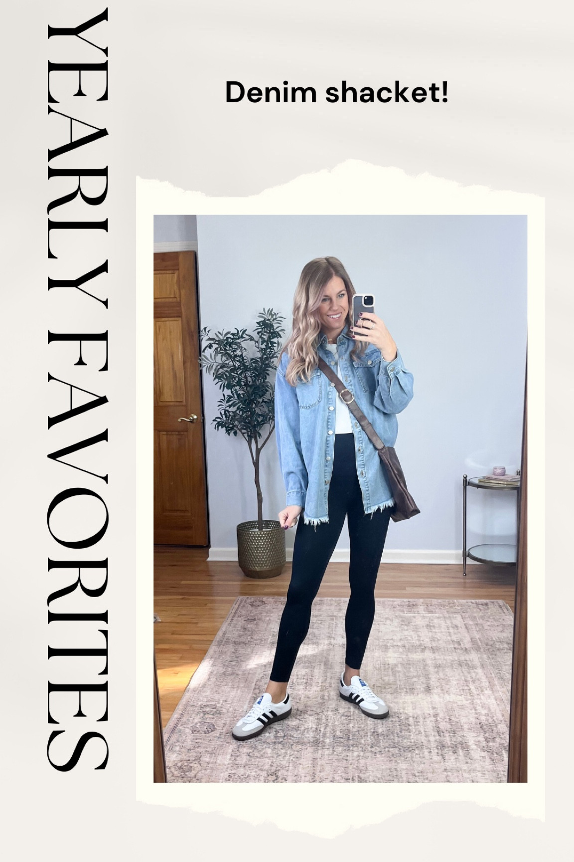 2023 Most Loved: Legging Friendly Denim Shacket. Size small! 

#AmazonFashion #FoundItOnAmazon #FoundItOnAmazonFashion 