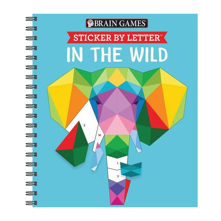 Sticker Puzzles in the Wild - (Spiral_bound) (Spiral Bound) | Target