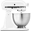 KitchenAid KSM75WH Classic Plus Series 4.5-Quart Tilt-Head Stand Mixer, White | Amazon (US)