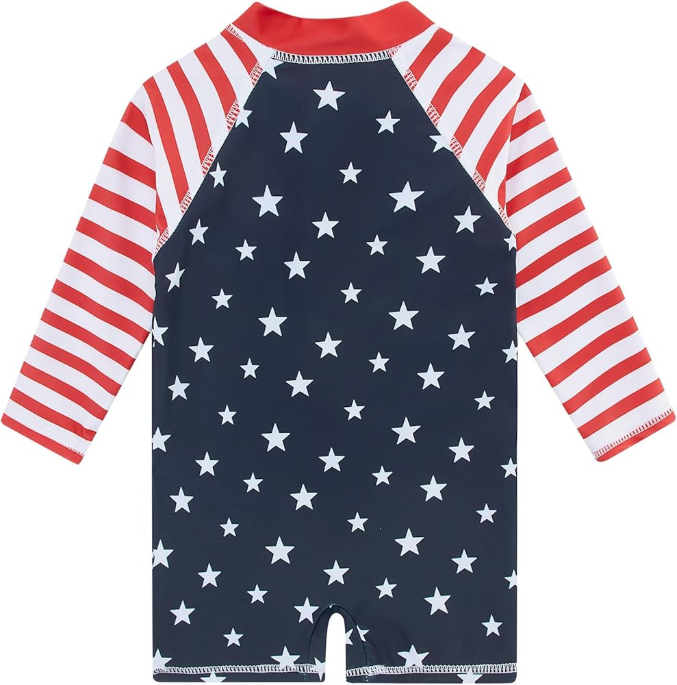 Funnycokid Baby Boys Girls Swimsuit Rash Guard One Piece Toddler Bathing Suit Swimwear Sunsuit UP... | Amazon (US)