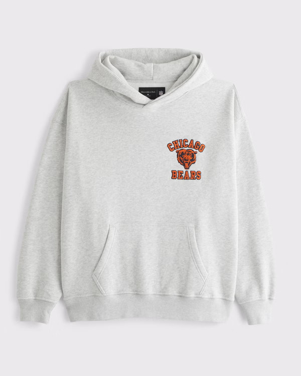 Chicago Bears Graphic Popover Hoodie | Abercrombie & Fitch (US)