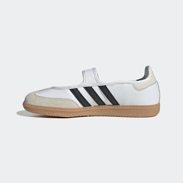adidas FTWWHT/ALUMIN/CBLACK Women's Samba Jane W FTWR whiteAlumina 6 US, Cloud White/Alumina/Core... | Amazon (US)