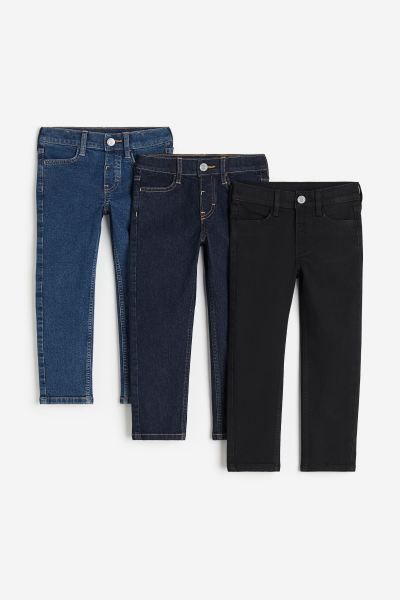 3-pack Comfort Stretch Slim Fit Jeans | H&M (US + CA)