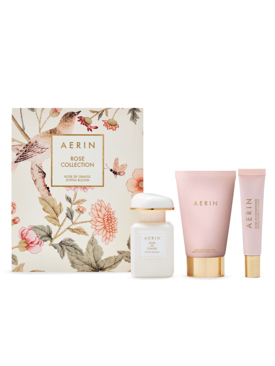 AERIN Rose De Grasse Joyful Bloom 3-Piece Beauty Essentials Set | Saks Fifth Avenue