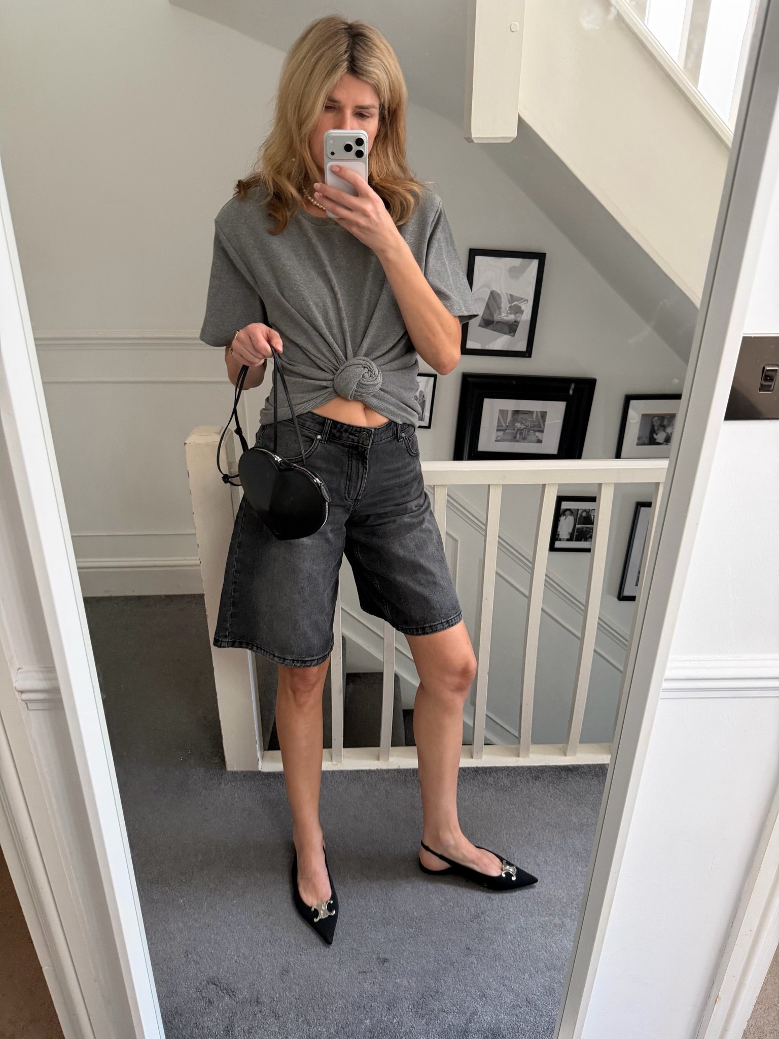Denim shorts, celine shoes, alaia bag, magda butrym top

#LTKsummer #LTKuk #LTKeurope