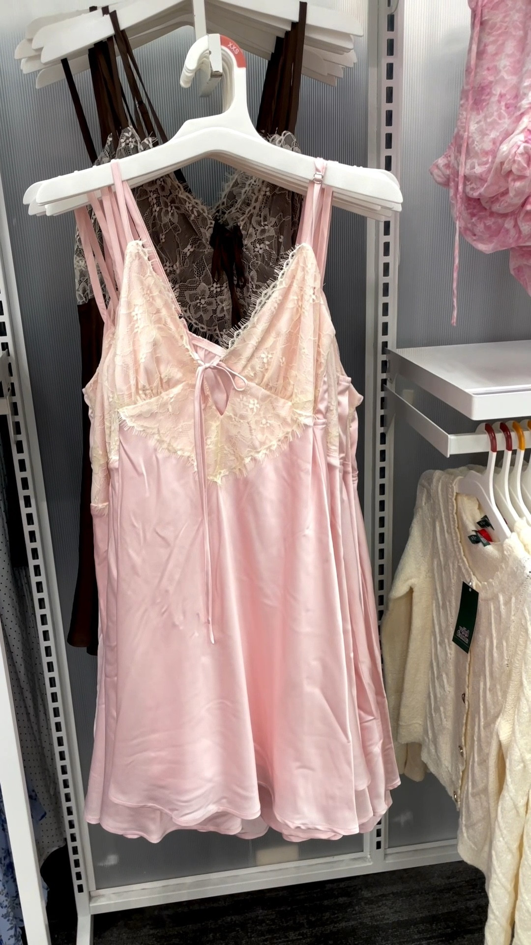 New satin and lace dress. The material is so nice and would be a great Valentine’s Day option

#LTKSeasonal #LTKValentine #LTKootd