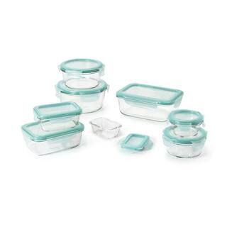 OXO Good Grips 16-Piece Smart Seal Glass Container Set-11179600 - The Home Depot | The Home Depot