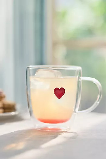 Double-Wall Glass Dog Mug | Anthropologie (UK)