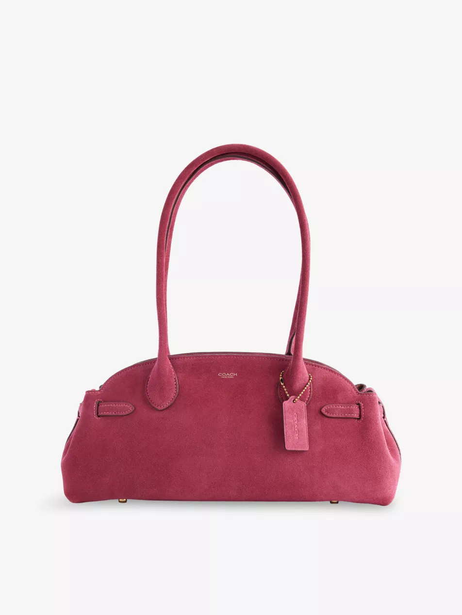 Empire 34 Suede Shoulder Bag | Selfridges