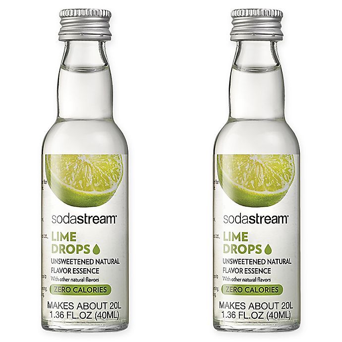 SodaStream® 2-Pack Lime Fruit Drops Drink Mix | Bed Bath & Beyond