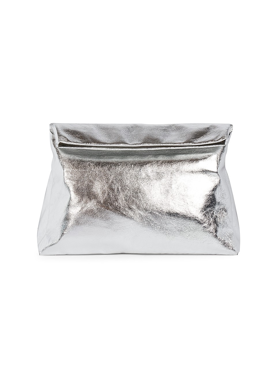 Metallic Leather Clutch | Saks Fifth Avenue