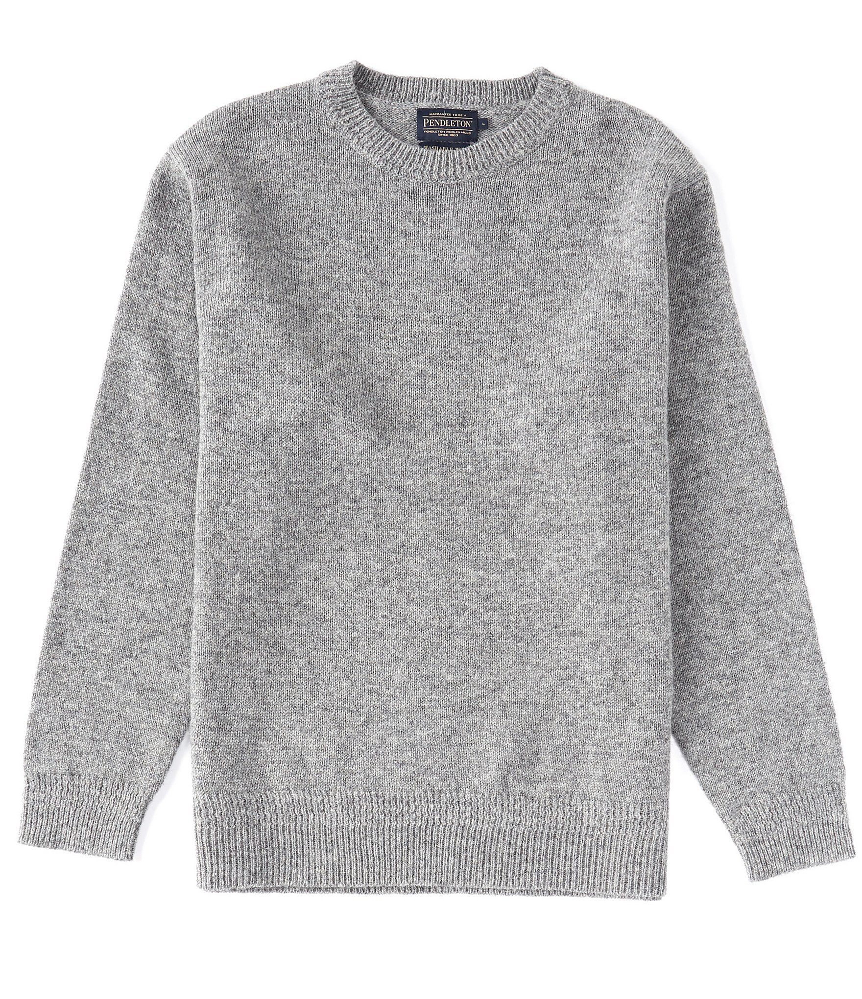 Shetland Wool Crew Sweater | Dillards