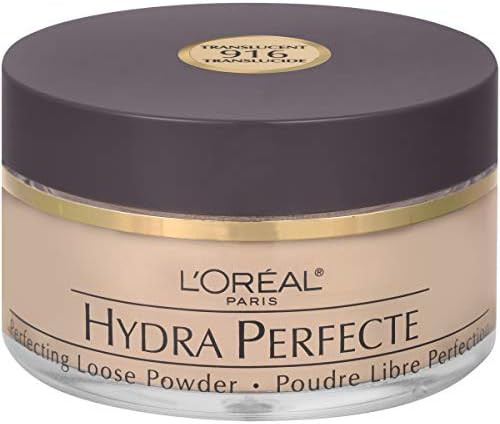 L'Oreal Paris Hydra Perfecte Perfecting Loose Face Powder, Minimizes Pores & Perfects Skin, Sets ... | Amazon (US)