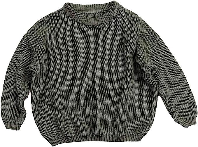 Toddler Girls Sweaters Baby Knit Sweater Warm Cardigans Sweatshirts for Boys and Girls | Amazon (US)