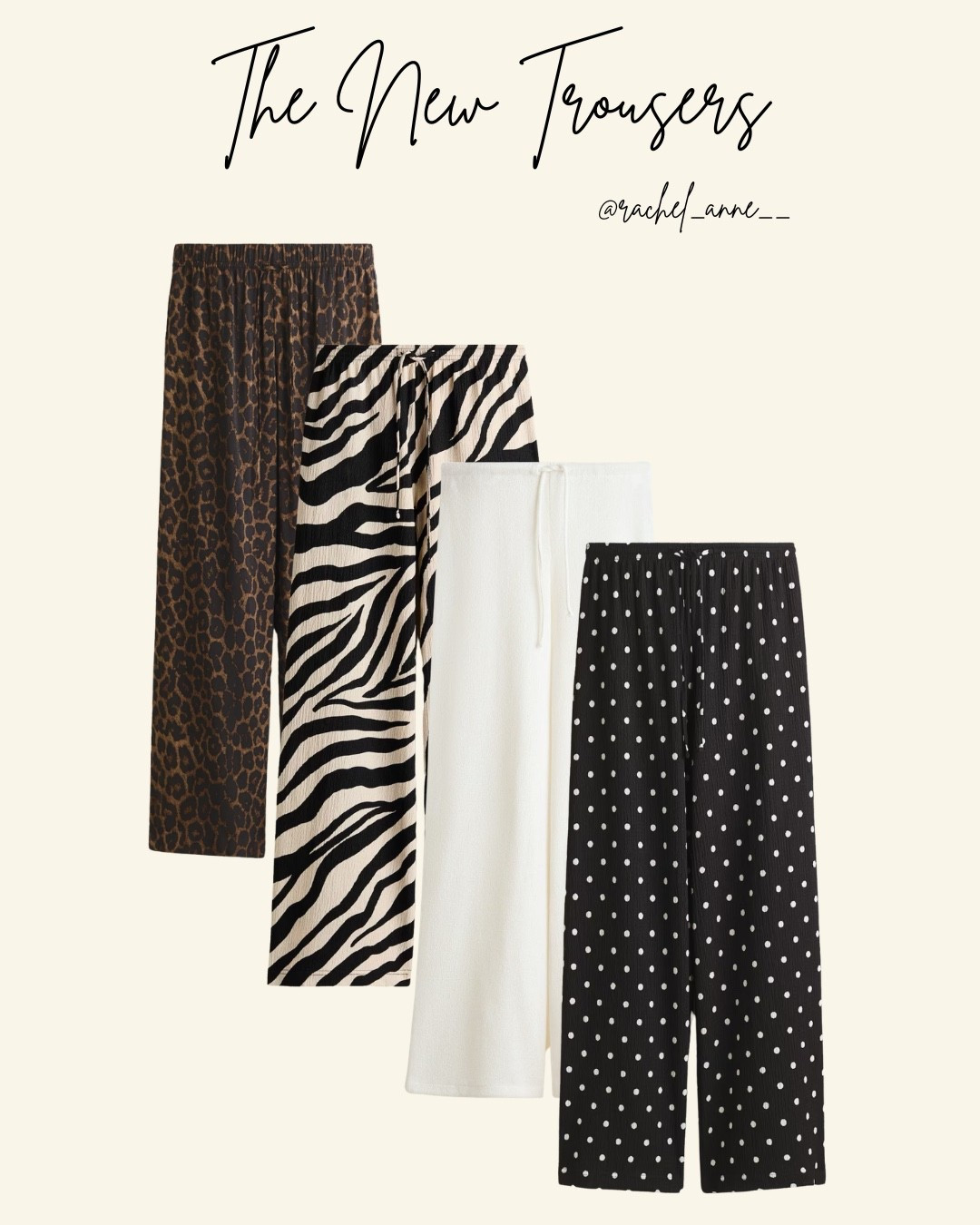 The £12.99 trousers have just dropped in these prints 🖤
LOVE the polka dot ones! 🤍

#LTKspring #LTKuk #LTKeurope