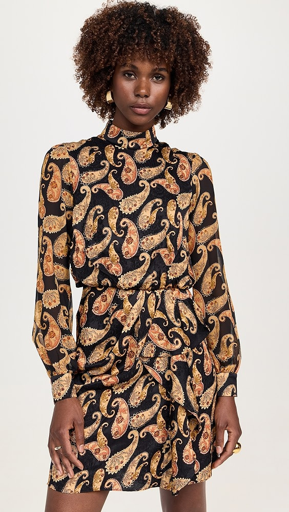 Saloni Draped Isa Short Dress | Shopbop | Shopbop