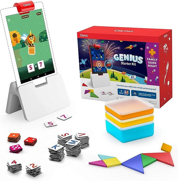 Osmo - Genius Starter Kit for Fire Tablet + Family Game Night - 7 Educational Learning Games for ... | Amazon (US)