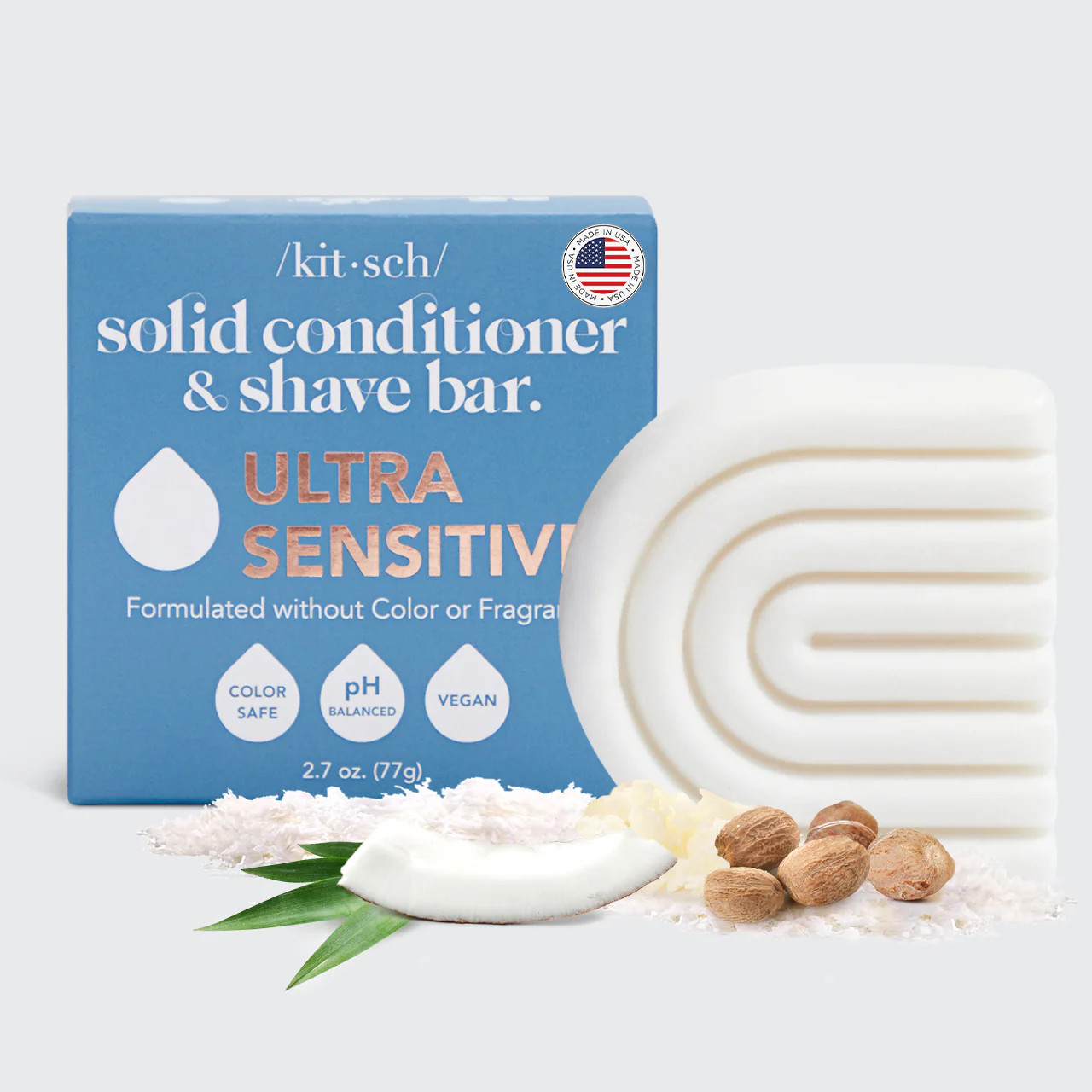 Ultra Sensitive Solid Conditioner & Shave Bar | Kitsch