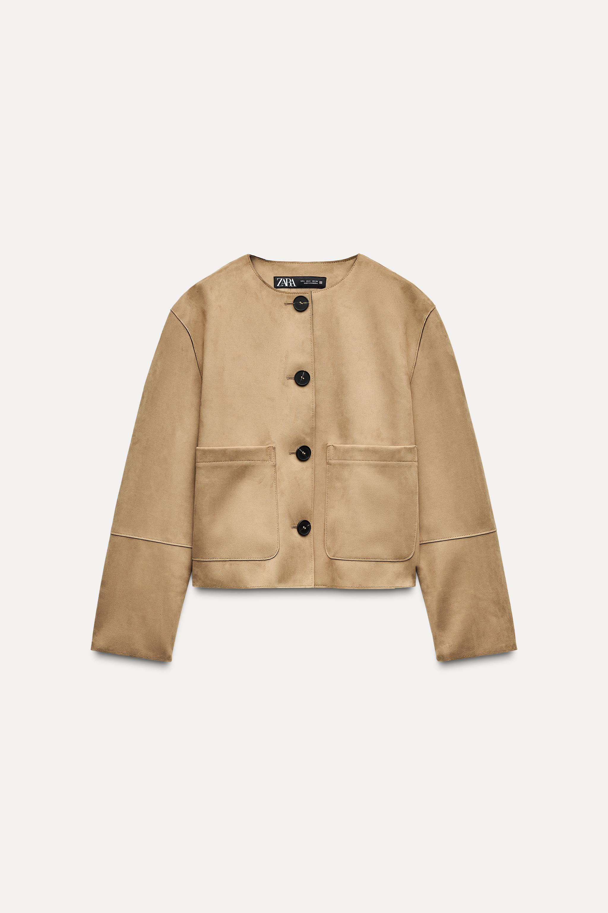 FAUX SUEDE JACKET | Zara US