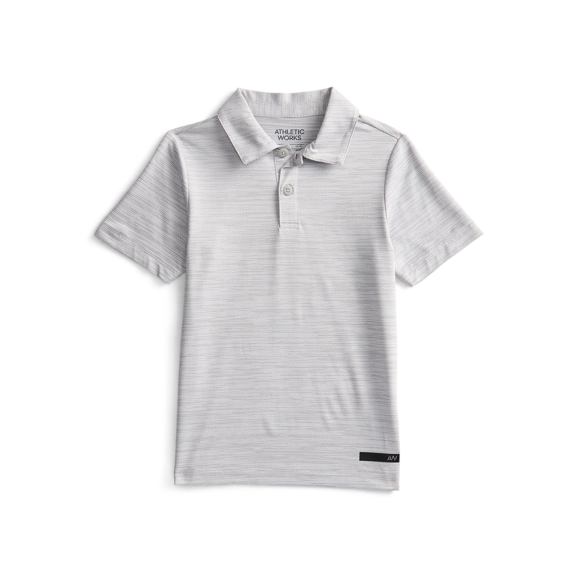 Athletic Works Boys Active Polo Shirt with Short Sleeves, Sizes 4-18 | Walmart (US)