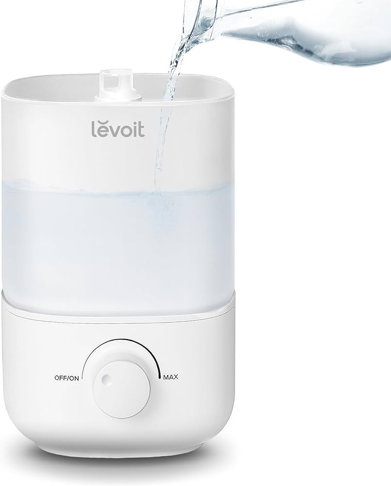 LEVOIT Top Fill Humidifiers for Bedroom, 2.5L Large Tank, Easy to Fill and Clean, 26dB Quiet Cool... | Amazon (US)
