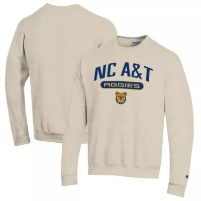 Champion Men's NC A&T Aggies NCAA ed North Carolina A&T Aggies Eco Powerblend Crewneck Sweatshirt, Small | Belk