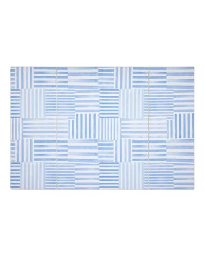 House of Noa Foldable Baby Tumbling Mat – Memory Foam Play Mat for Baby | Durable, Stylish, and Cushioned Design | 5'x7.5' |Hadley French Blue | Amazon (US)