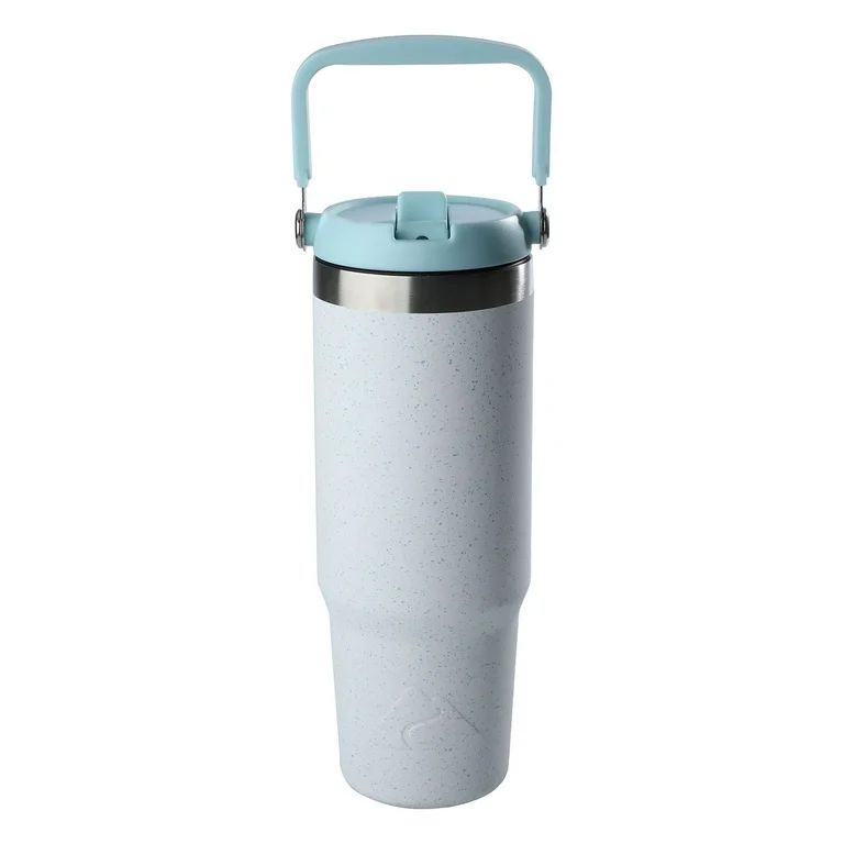 Ozark Trail 30 oz Insulated Stainless Steel Tumbler with Swivel Handle -White Speckled - Walmart.... | Walmart (US)